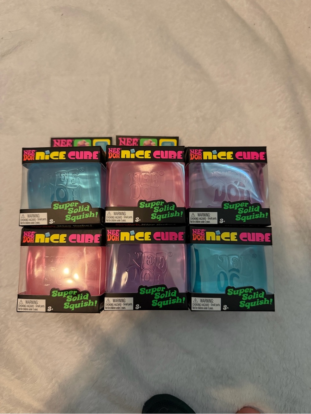 NeeDoh Nice Cube Super Solid Squish - PICK ONE
